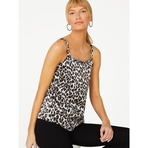 🆕 C. Wonder Women’s Sleeveless Tank with Ruffle Trim Size: Medium